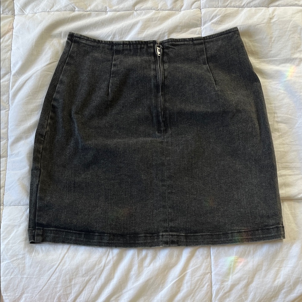 Wild Fable Charcoal Mini Skirt
